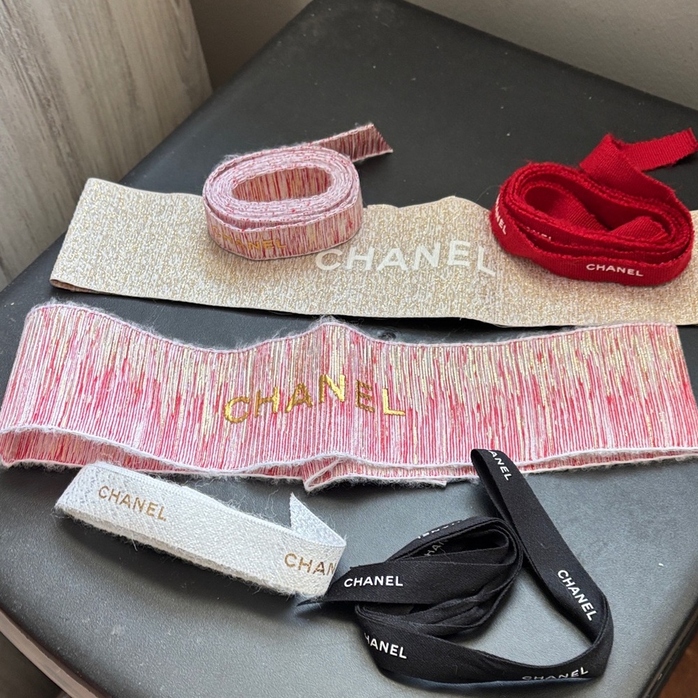 Chanel Women's Ribbons - Red, Black, and White